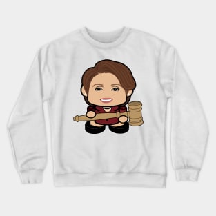 Ms. Speakosi POLITICO'BOT Toy Robot (Gavel) Crewneck Sweatshirt